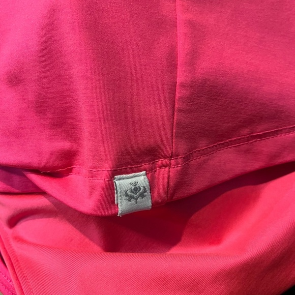 Lady Hagen Pink Fitted Polo Tank Top - Picture 2 of 3